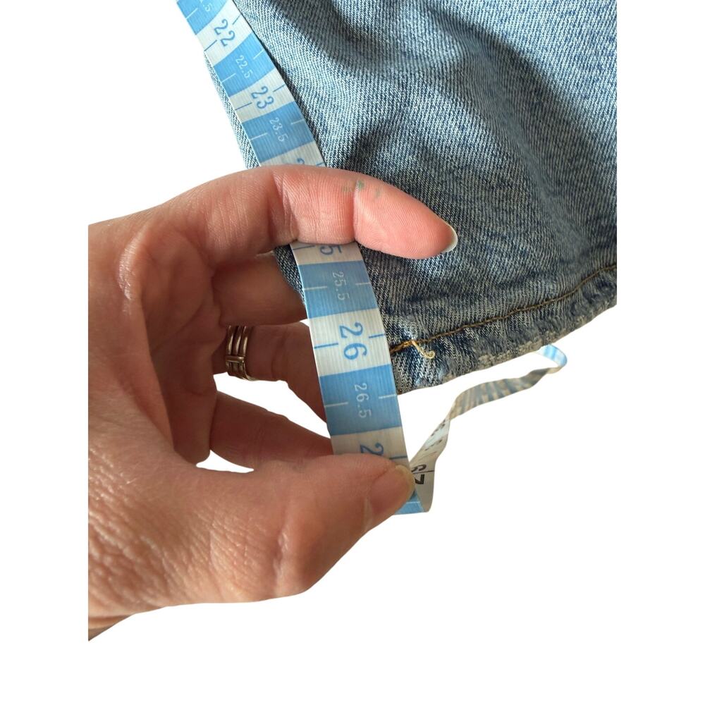 AGOLDE Wilder Mid Rise Comfort Straight Leg Jeans Light Wash Size 28 A156C - Picture 8 of 8